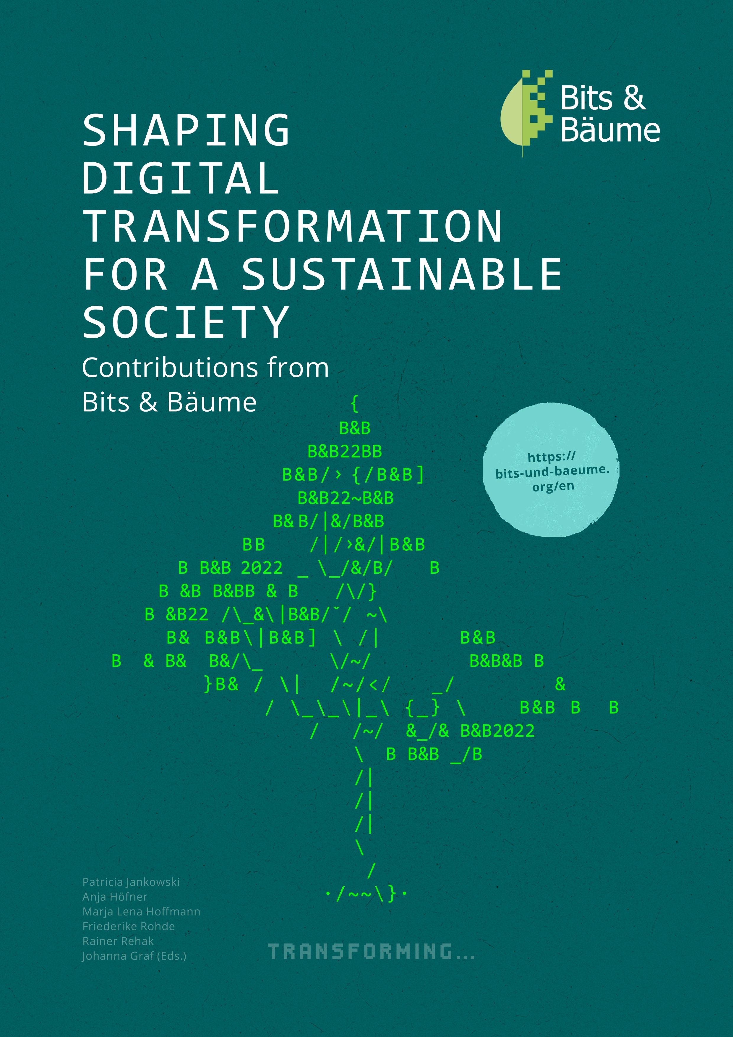 Shaping digital transformation for a sustainable society cover